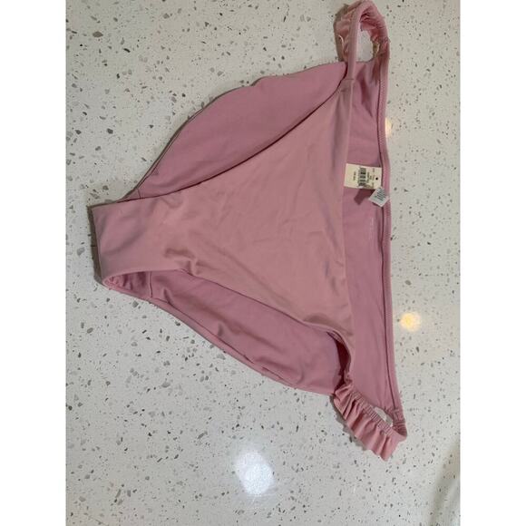 Aerie swim bikini bottoms nwt blush pink womens plus size 2x - Picture 1 of 5